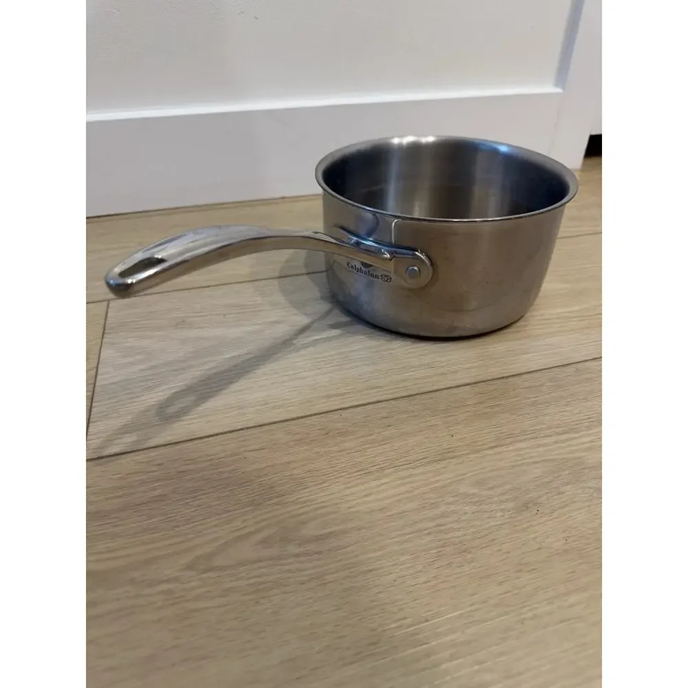 calphalon 2.5 qt saucepan 87022 Stainless Steel No Lid